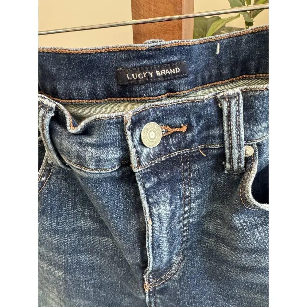 Lucky Brand Women's AVA Skinny Mid Rise Blue Jeans Size 12/31 Regular - Picture 3 of 4